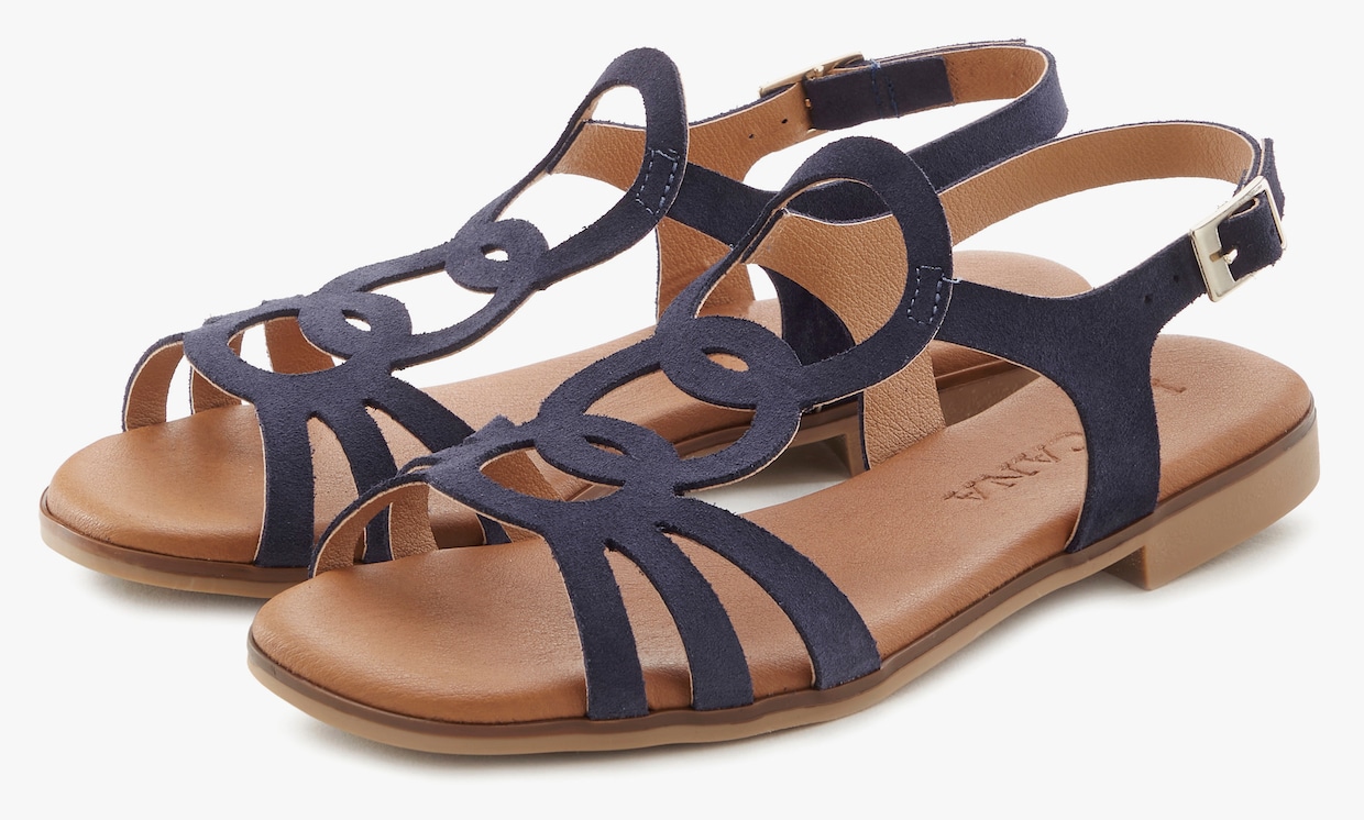 LASCANA sandalen - blauw