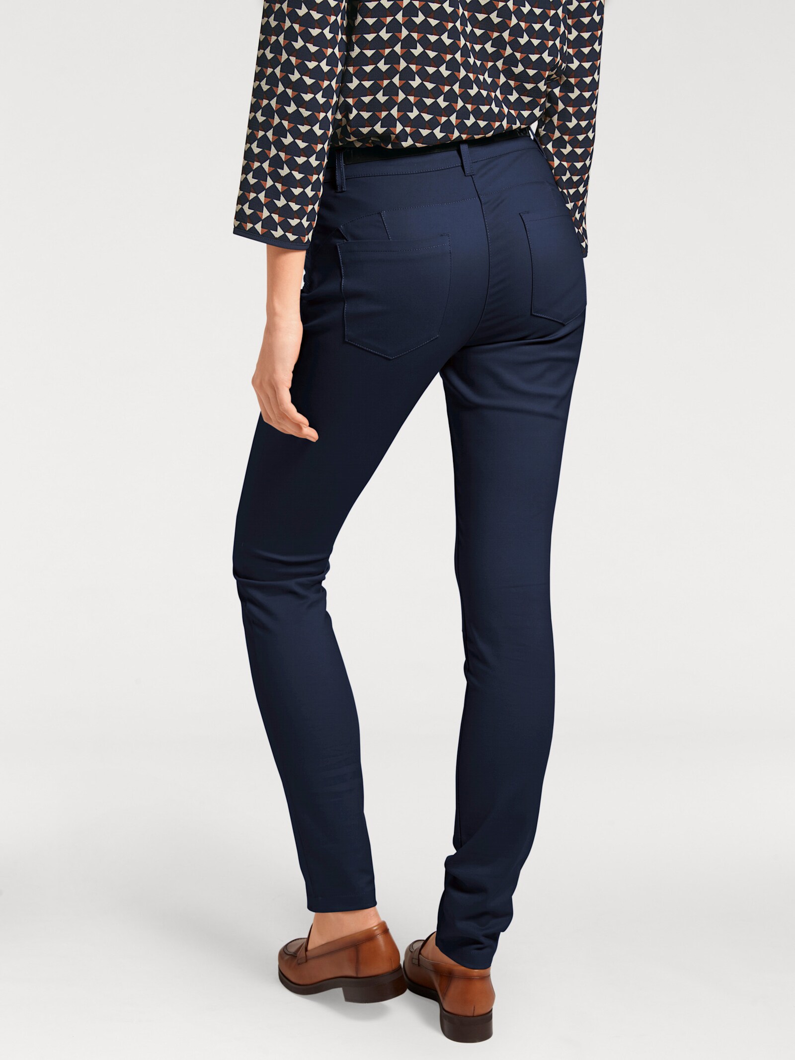 heine Pantalon avec effet ventre plat - marine