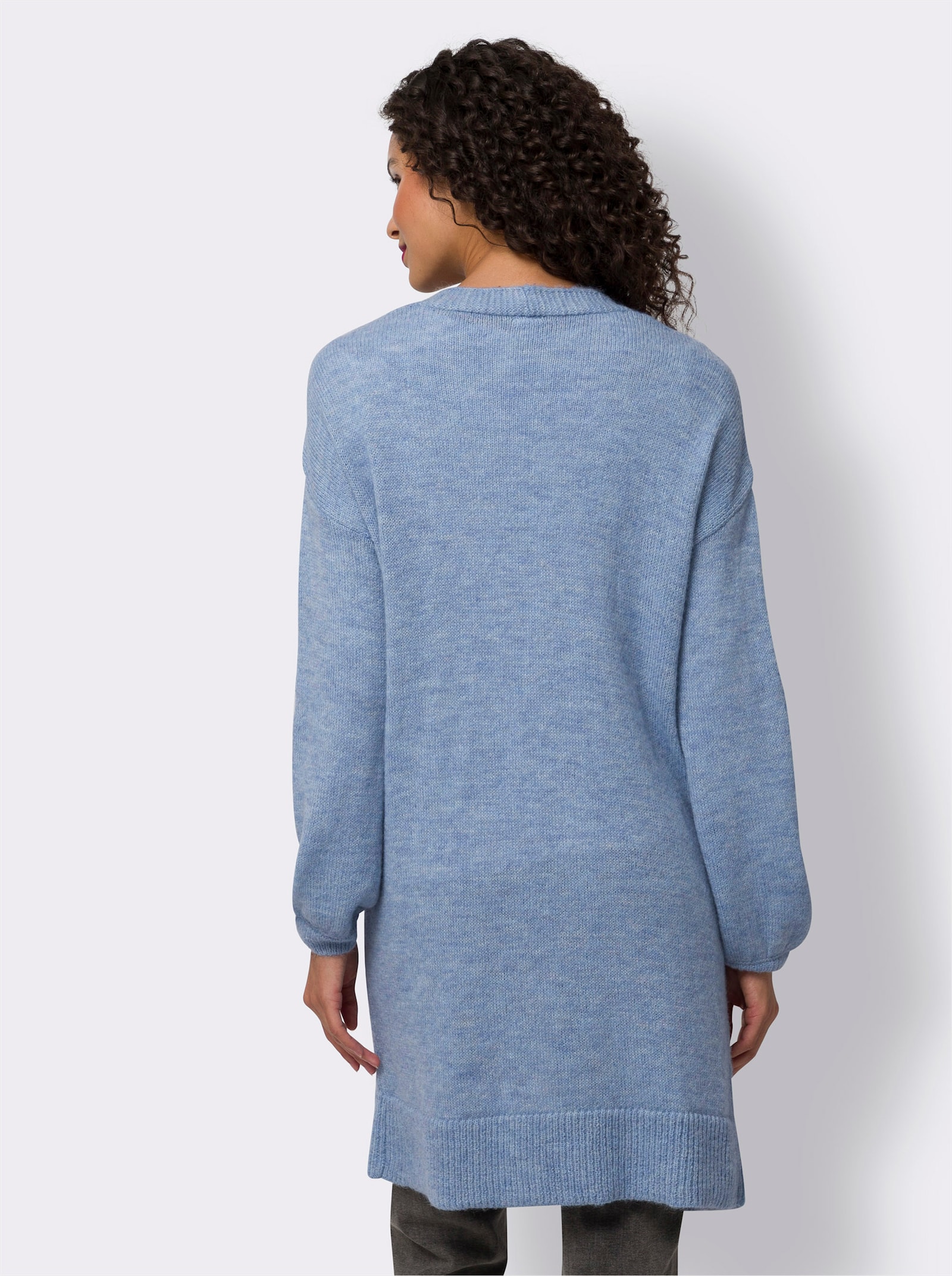 heine Veste en tricot avec poches - bleu