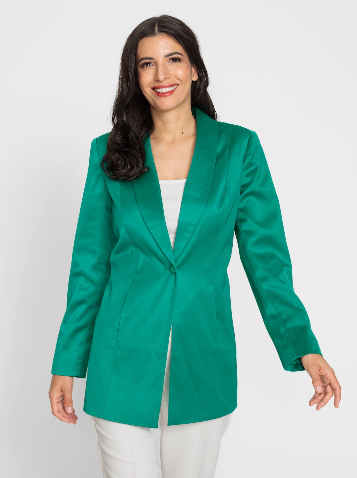 heine Blazer - smaragd