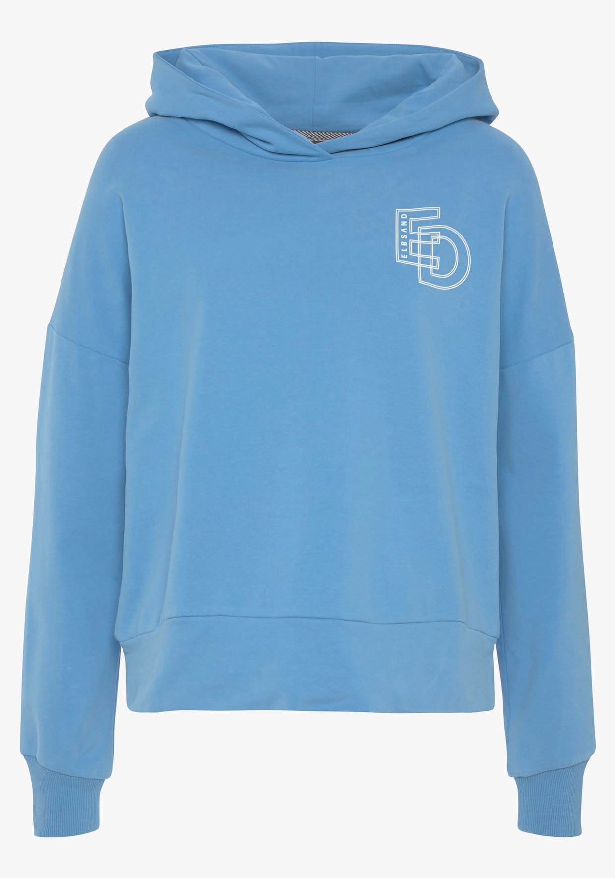 Elbsand Sweatshirt met capuchon - azuurblauw