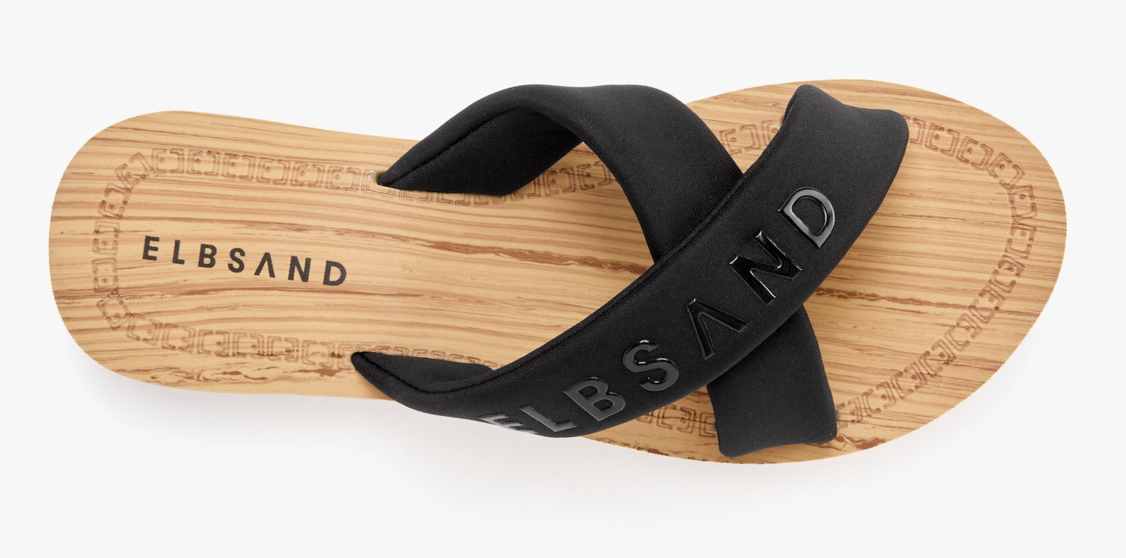 Elbsand Badepantolette - schwarz