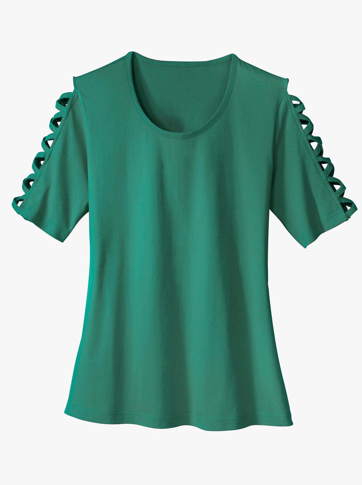 Shirt met korte mouwen - smaragdgroen