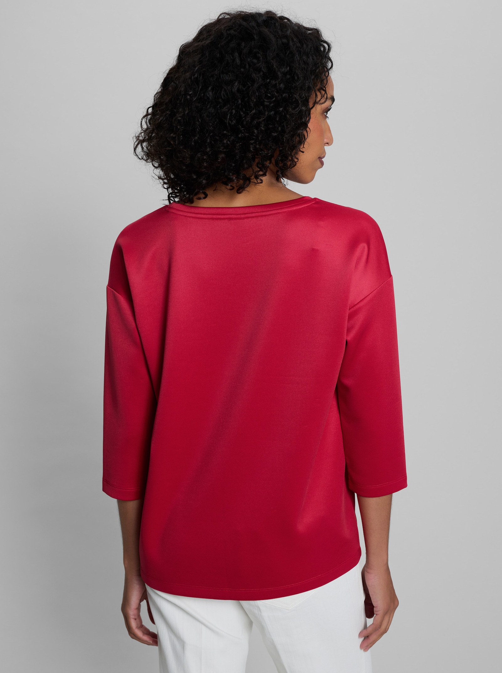 heine Sweatshirt mit Stickerei - rot