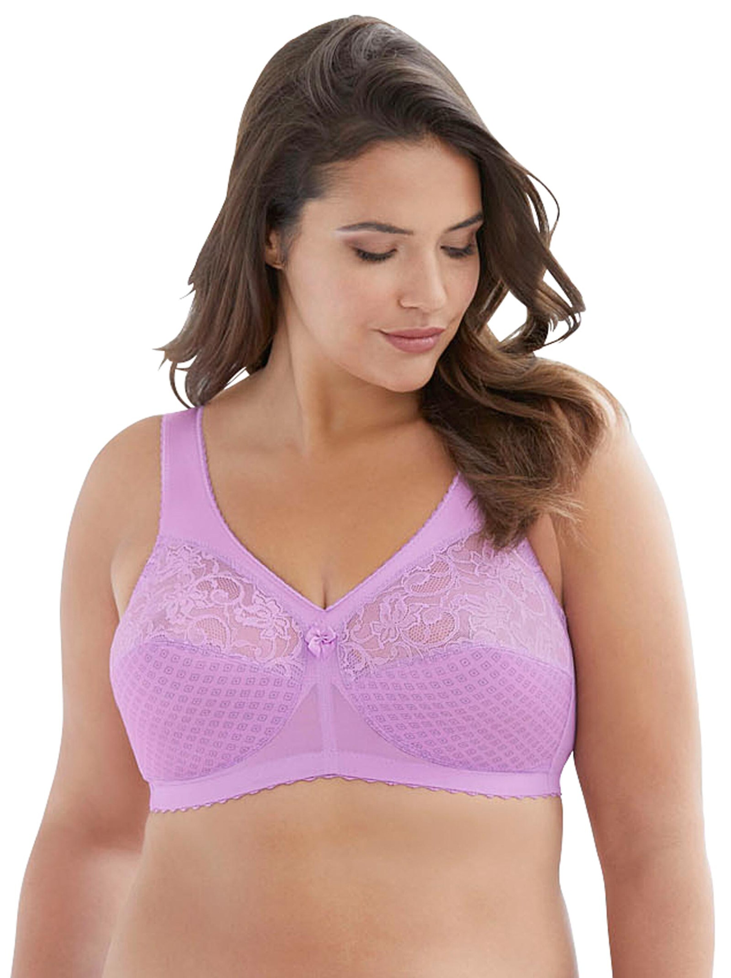 Entlastungs-BH ohne Bügel - flieder