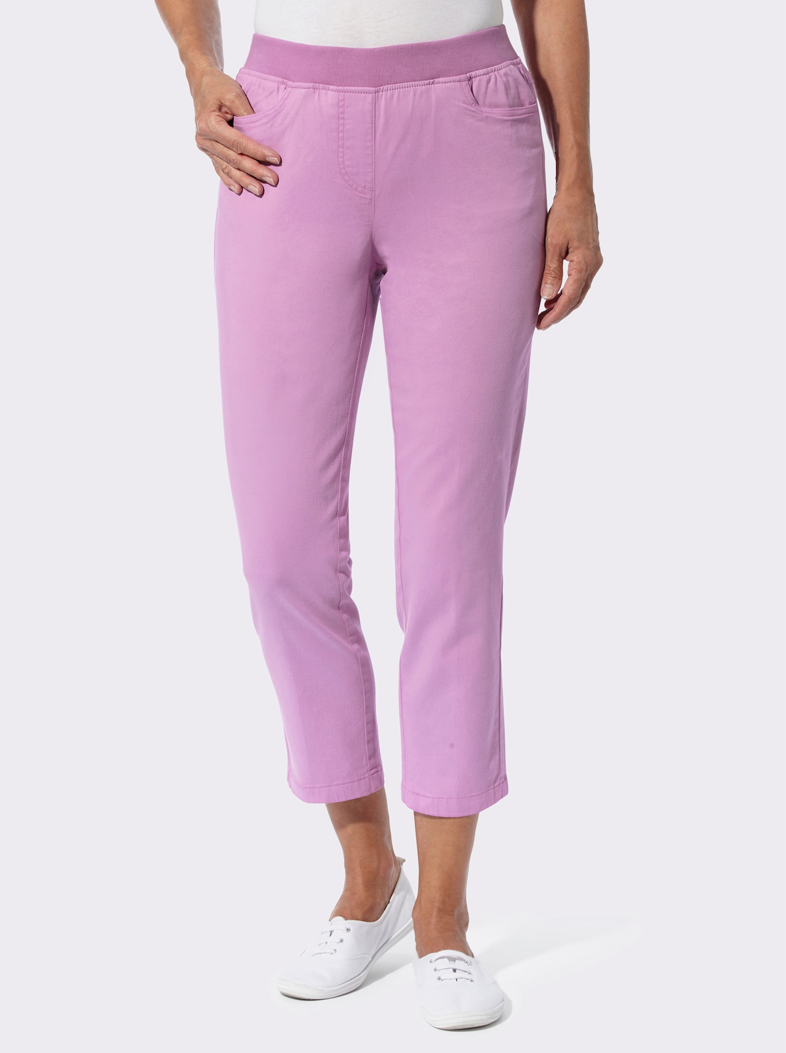 7/8-Hose in Schlupfform - orchidee