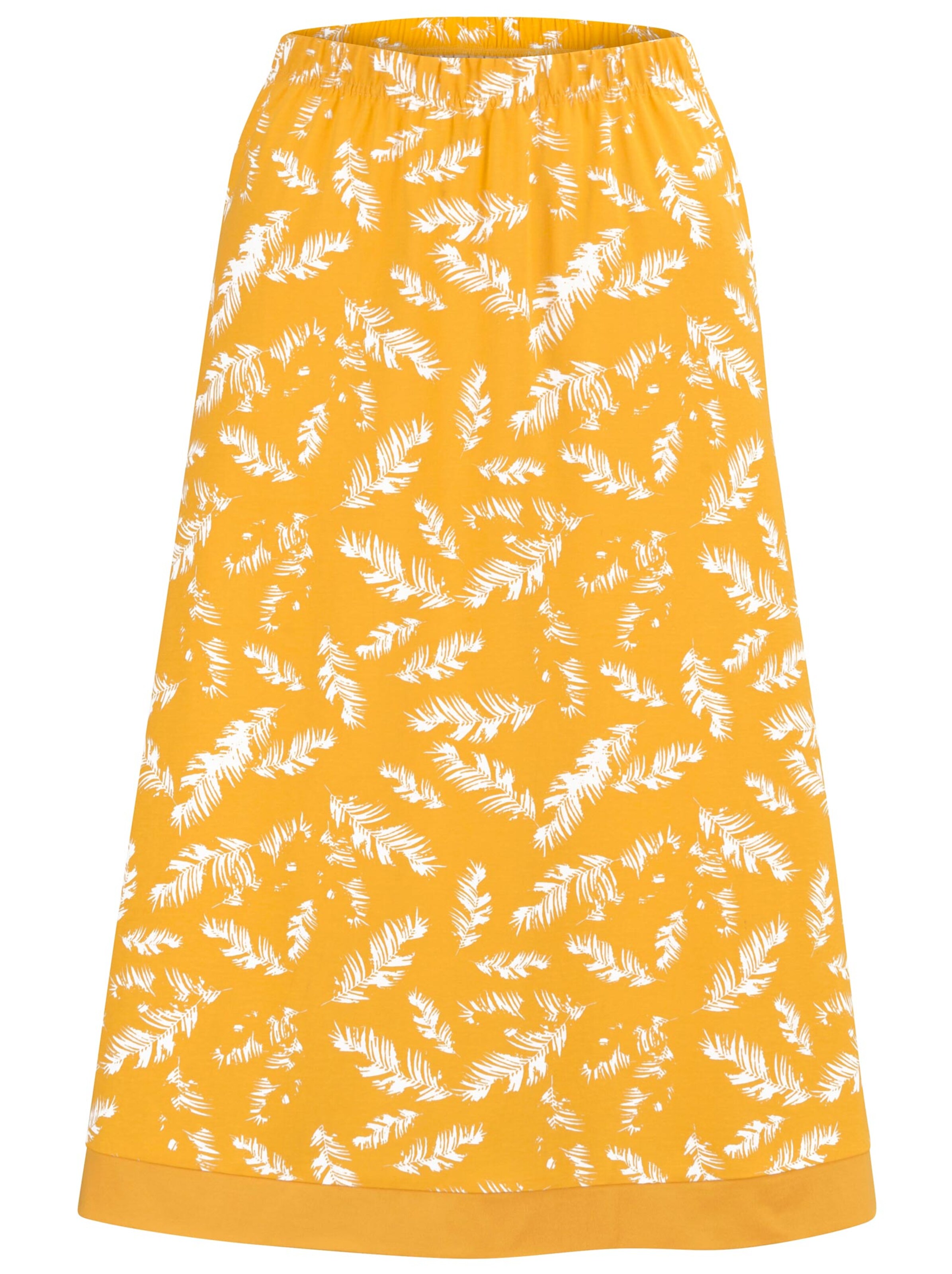 Rock - gelb-gemustert