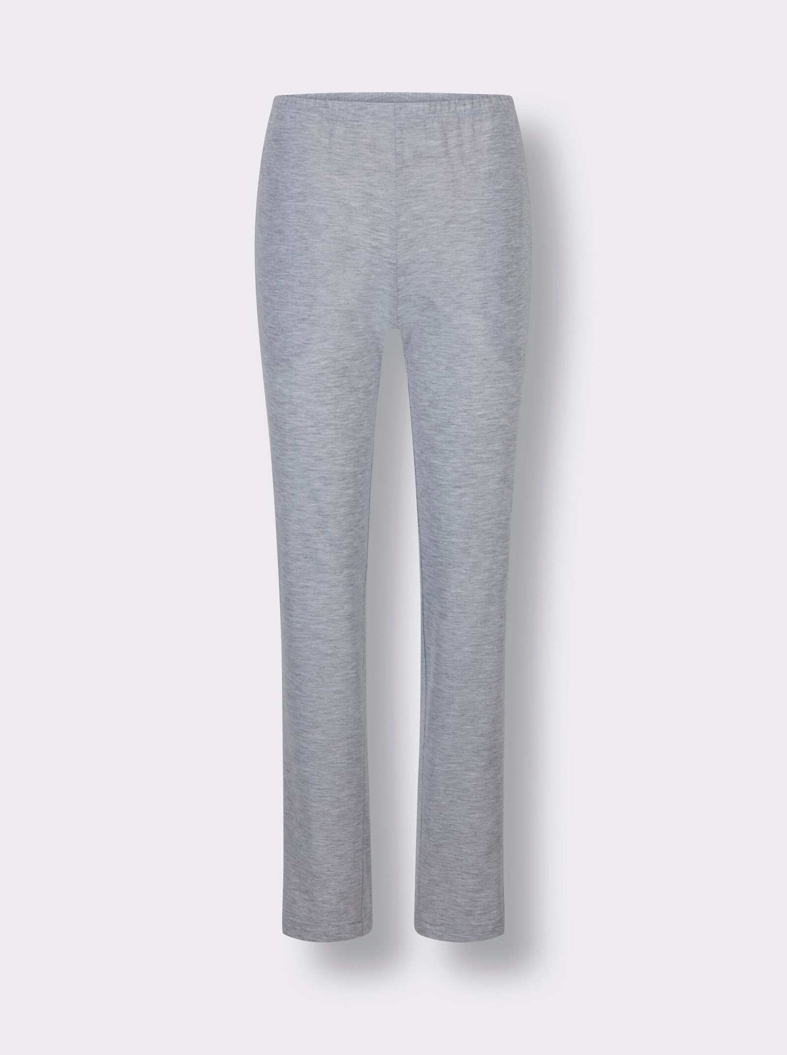 Hajo Schlafanzug - gelb-grau-meliert