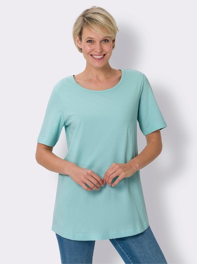 Longshirt im Doppelpack - flieder + mint