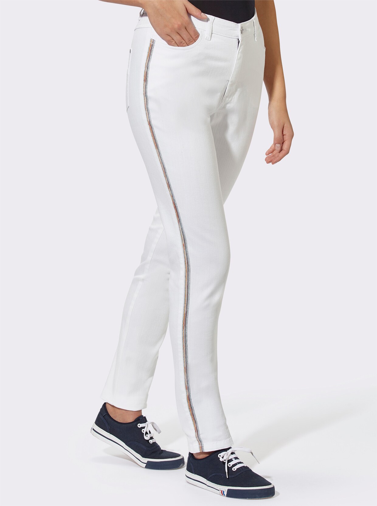 5-Pocket-Jeans - weiß