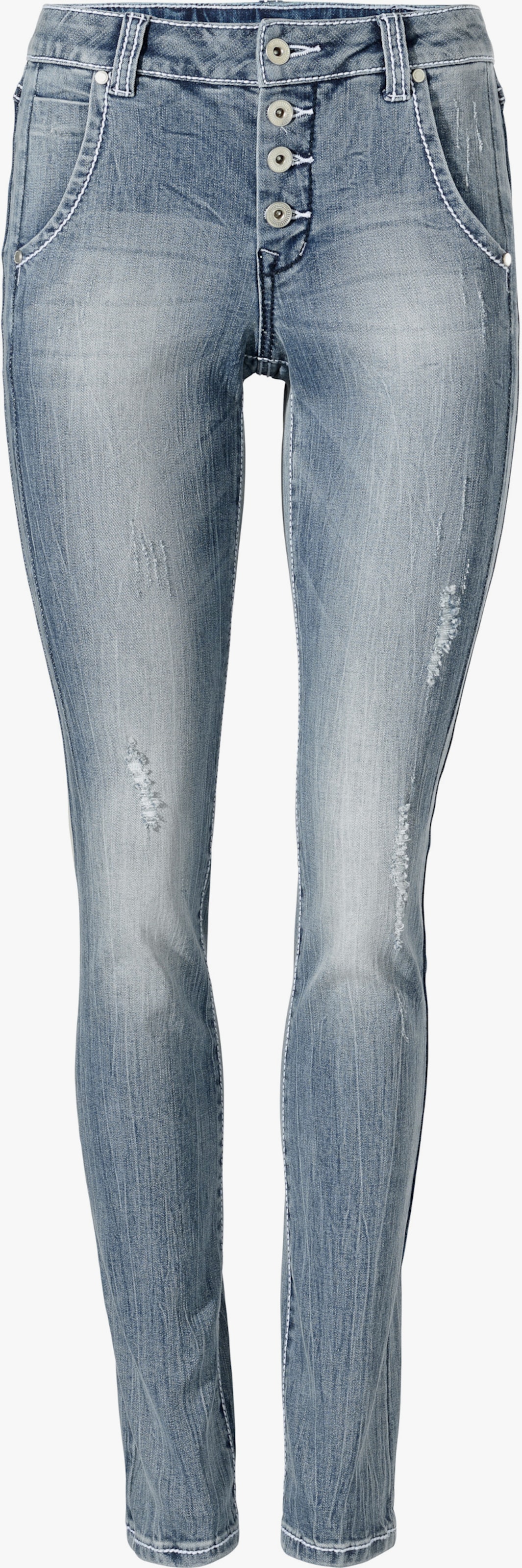 heine Boyfriend-Jeans in 5-Pocket-Style - bleached