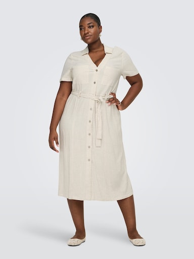 ONLY CARMAKOMA Blusenkleid - moonbeam