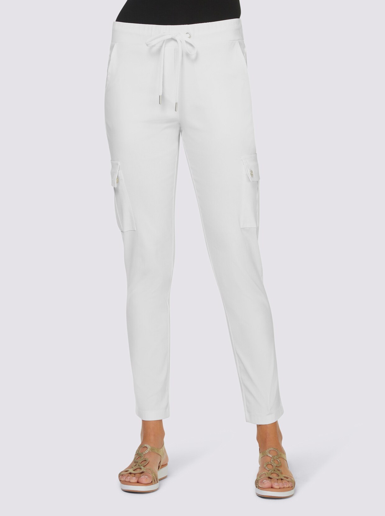 heine Cargohose - weiss