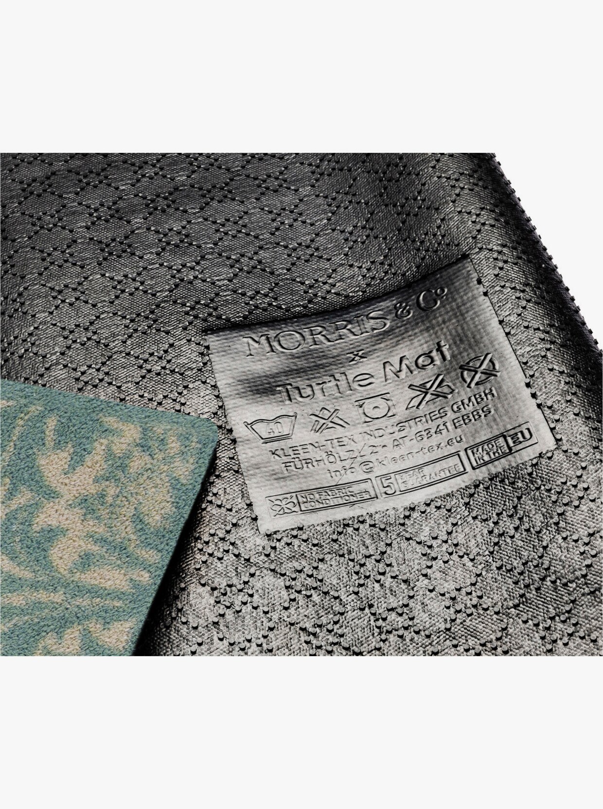 Turtle Mat Fußmatte - grün-beige