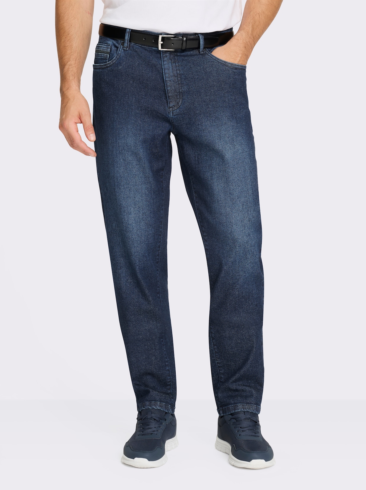 Marco Donati 5-Pocket-Jeans - blue-stone-washed