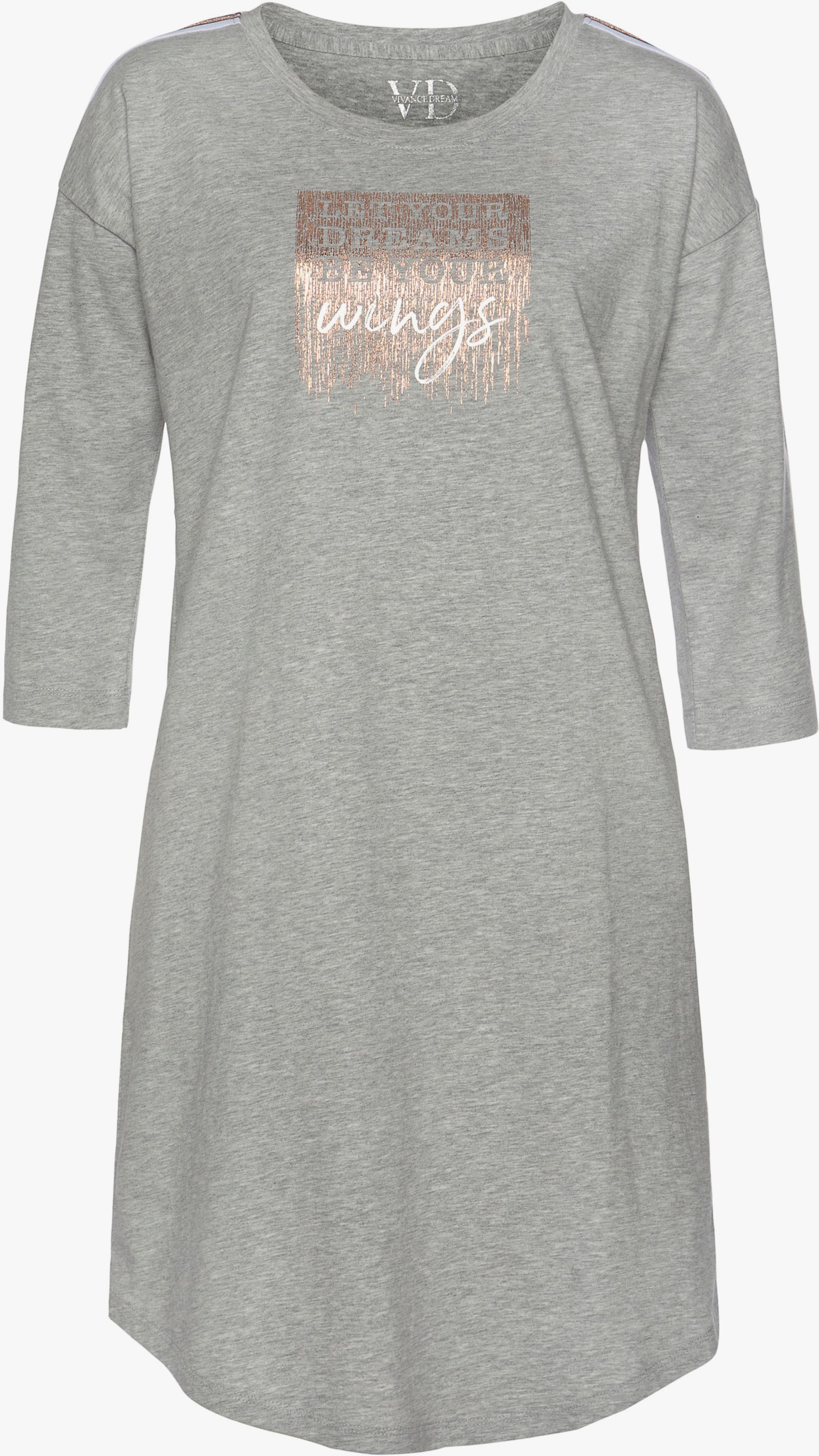 Vivance Dreams Chemise de nuit - gris chiné