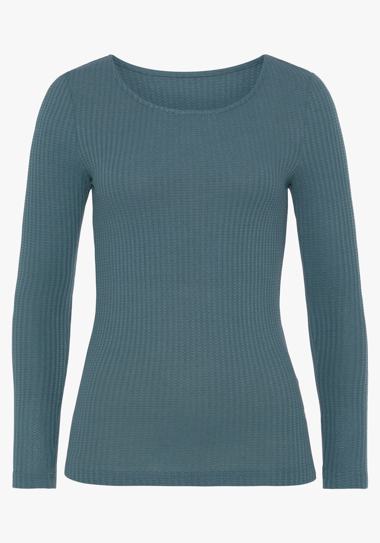 LASCANA Langarmshirt - petrol