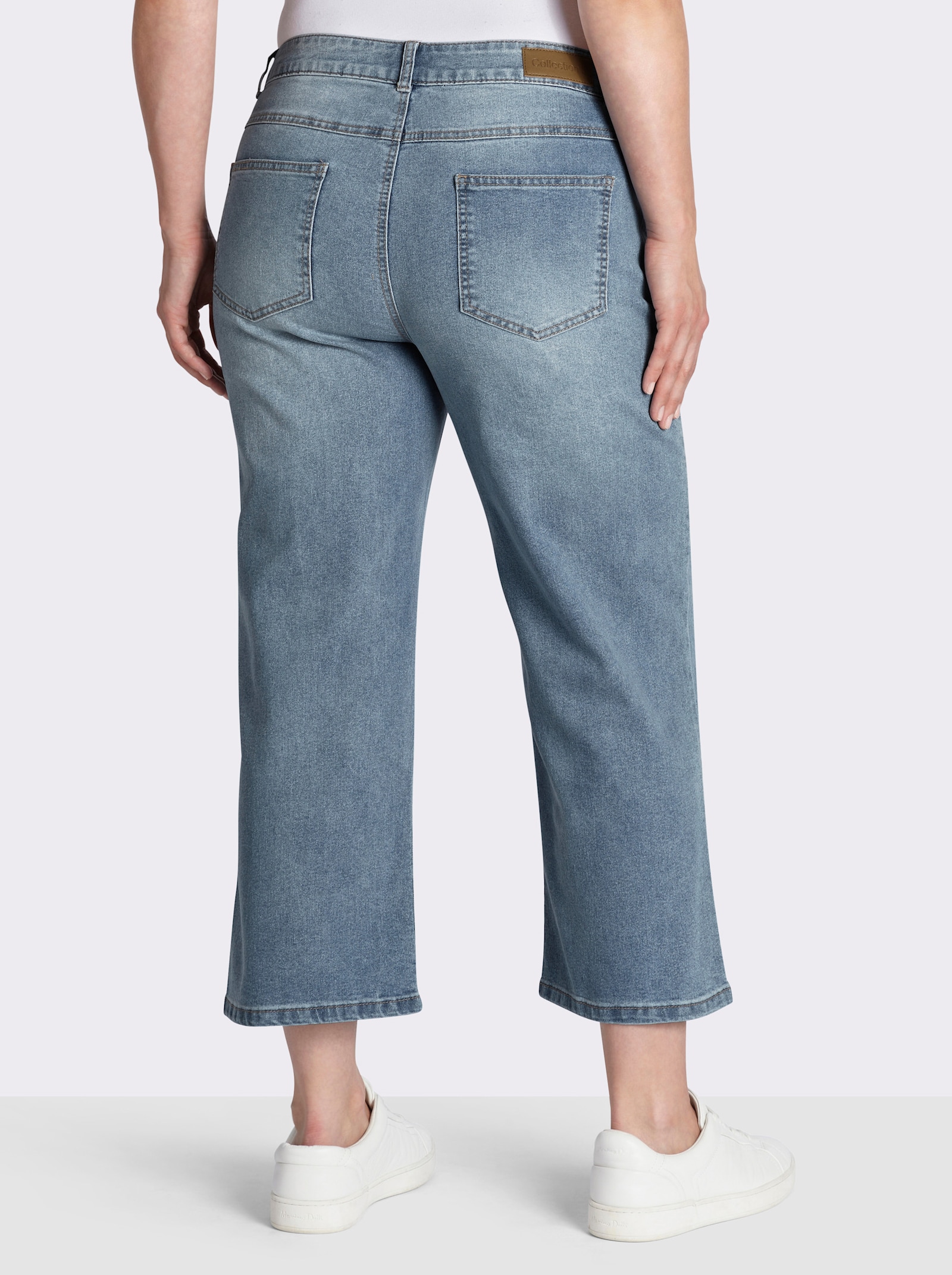  Culotte in Denim-Qualität - blue-bleached