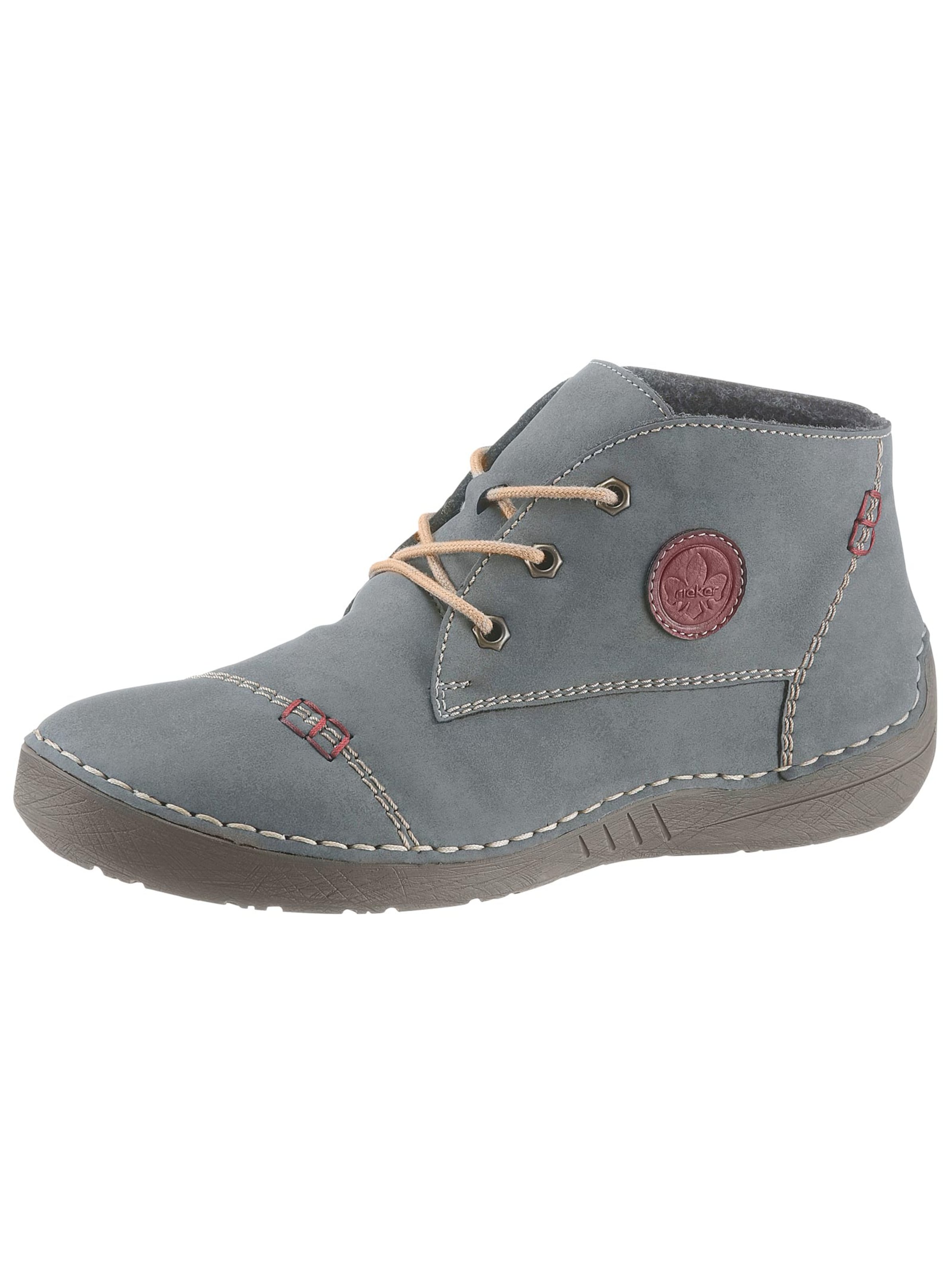 Schnürschuh - jeansblau