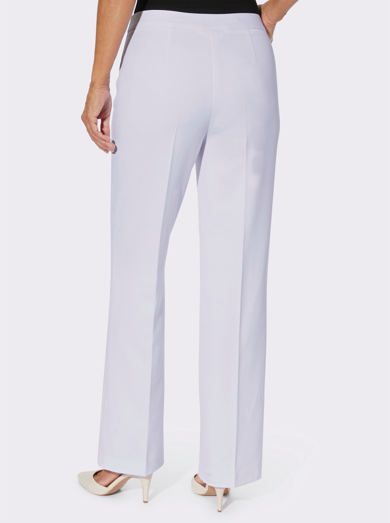 Pantalon plissé - blanc