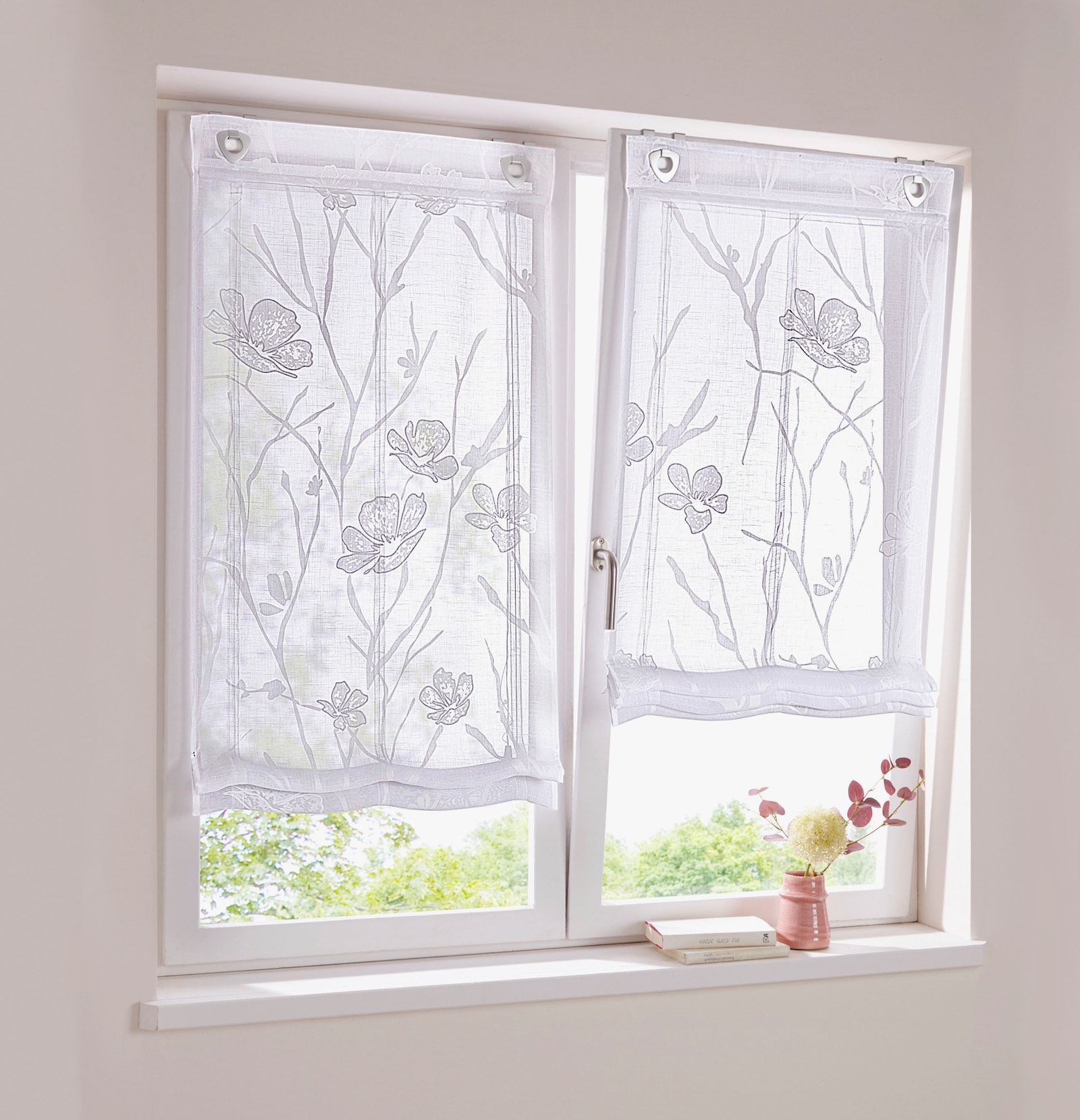 heine home Raffrollo - weiß