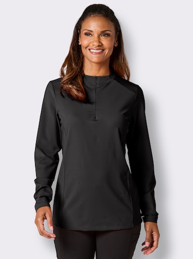 Catamaran Sports Funktionsshirt mit Daumenloch - schwarz