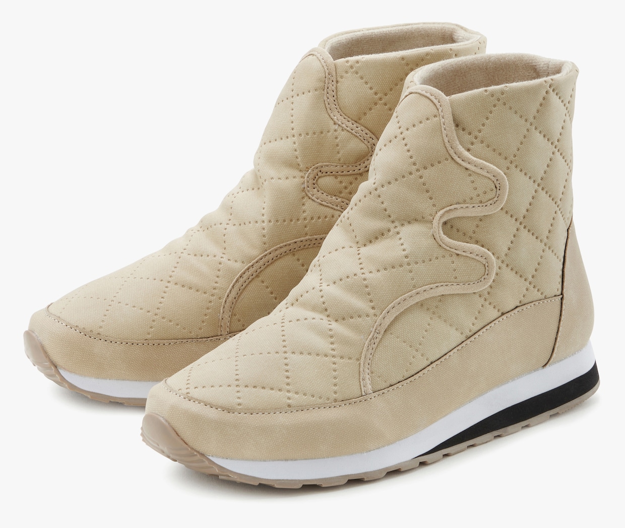 LASCANA Stiefelette - beige