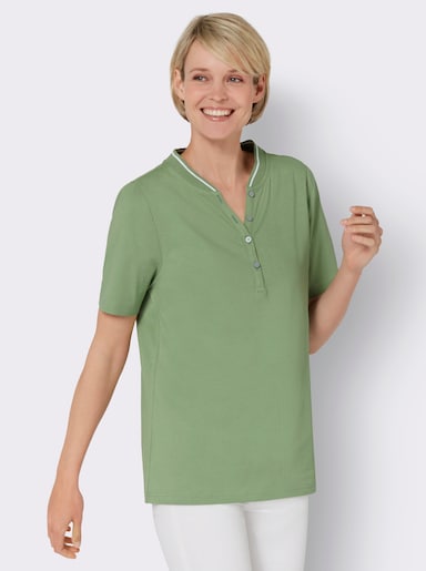 Shirt met korte mouwen - eucalyptus