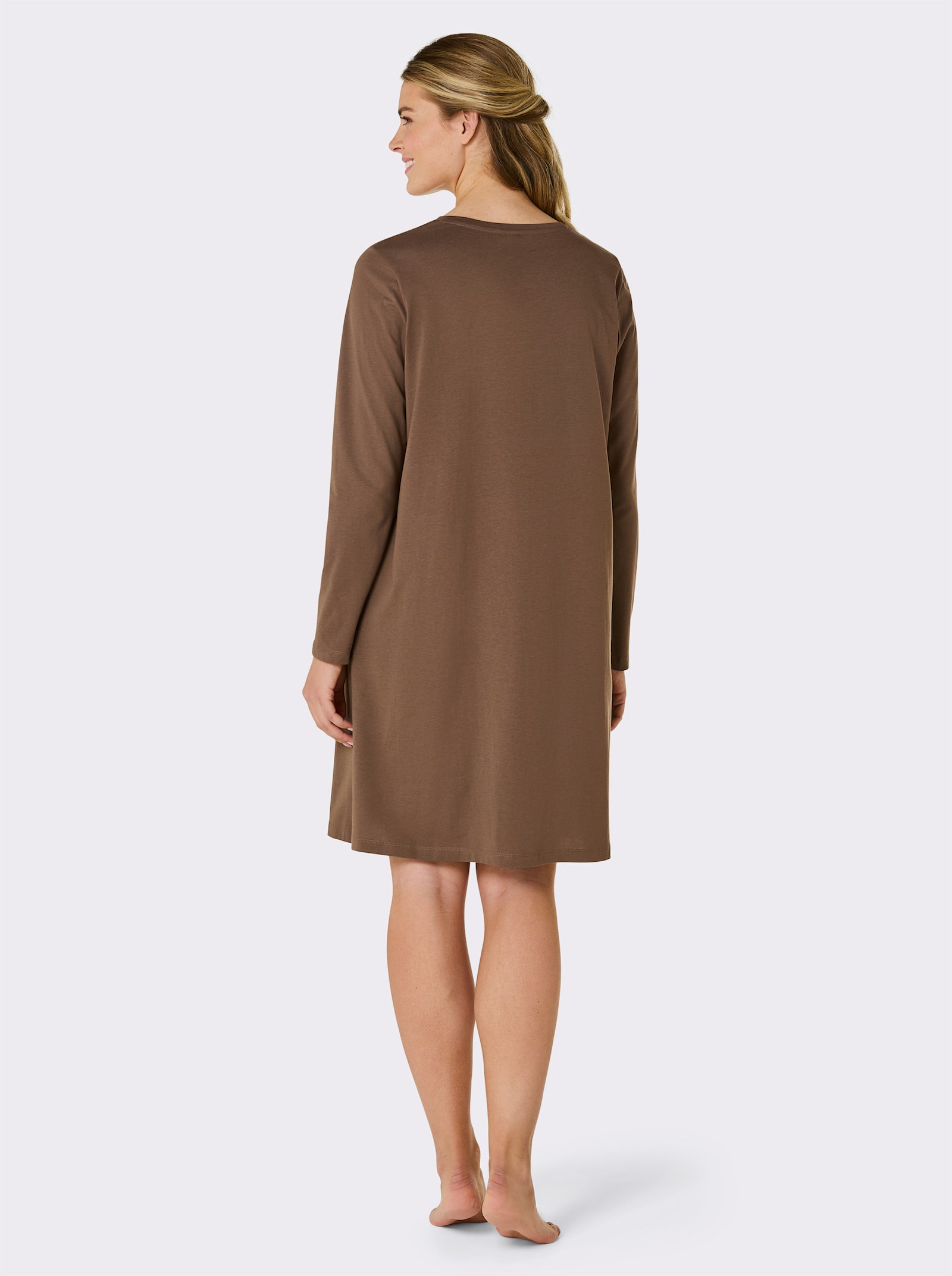 wäschepur Sleepshirts - champagner + braun