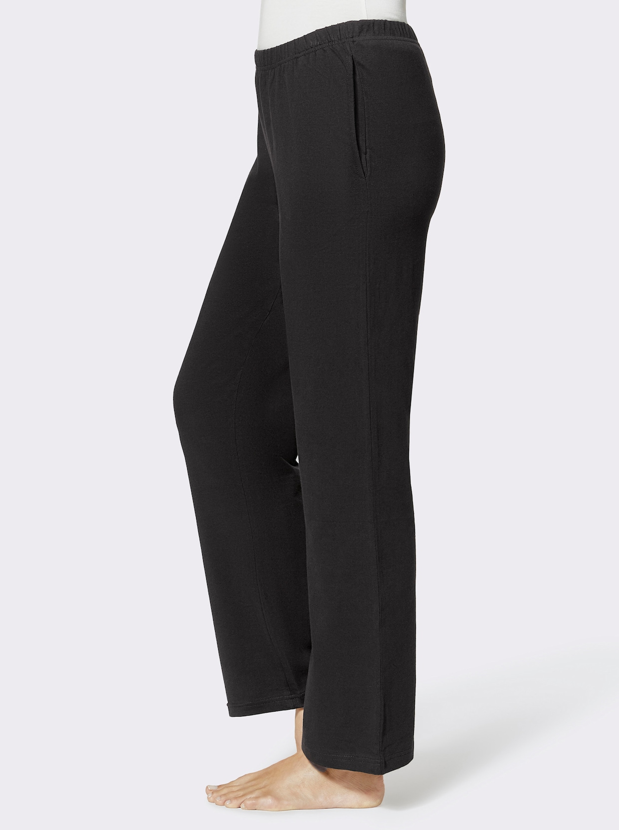 feel good broek - zwart + grijs gemêleerd