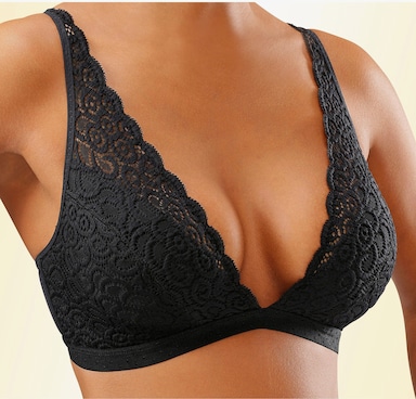 petite fleur Soutien-gorge Bralette - 2x noir