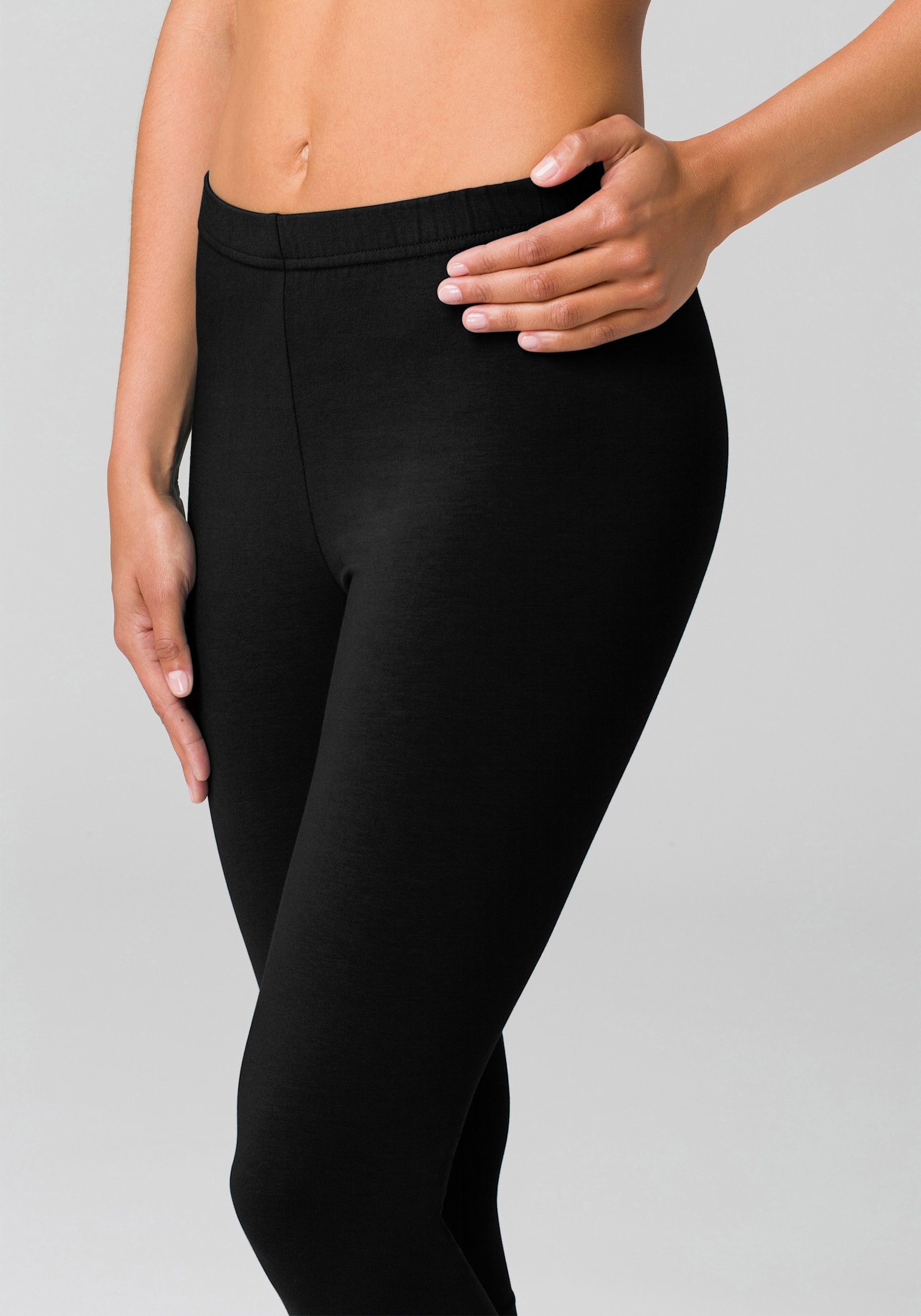 vivance active Caprileggings - 1x weiß, 1x schwarz