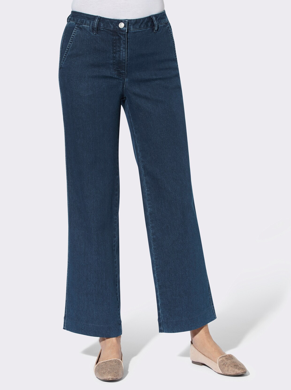 Culotte - blue-stonewashed