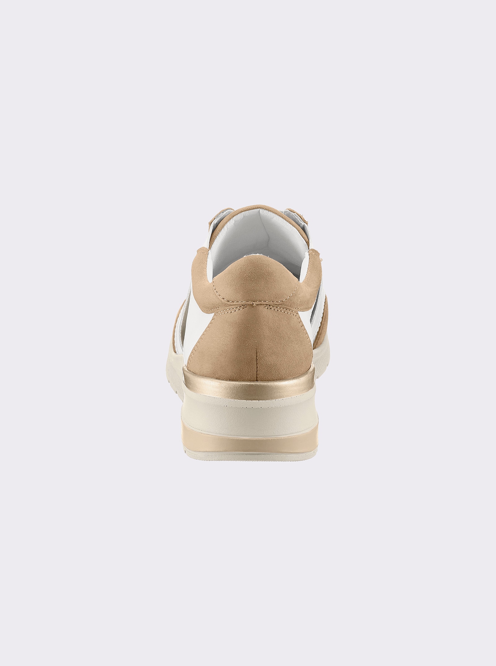 airsoft modern+ Sneaker mit Elastik-Details - beige
