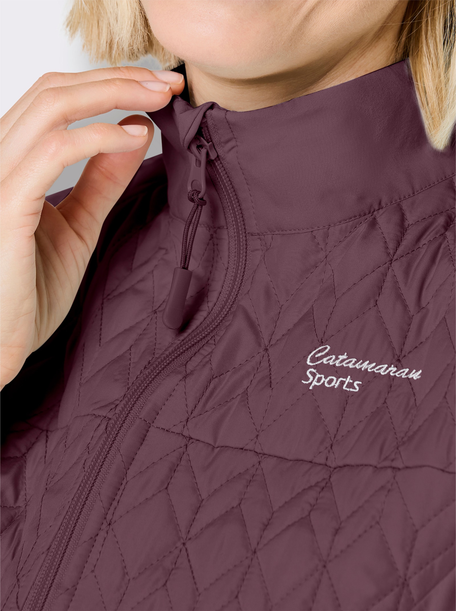 Catamaran Sports Funktionsweste mit elastischen Seiten - burgund