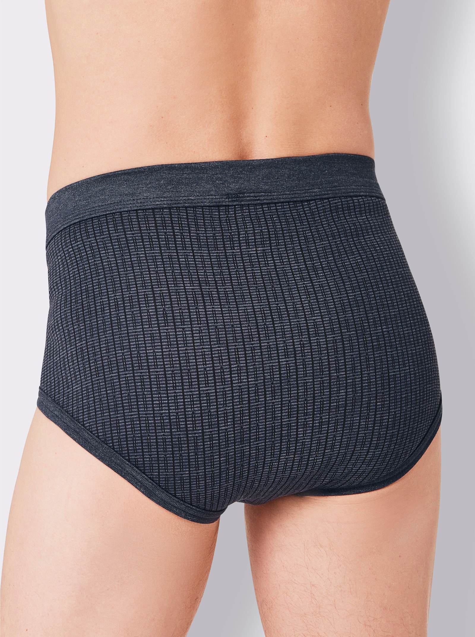 wäschepur men Slip - marine-bedruckt