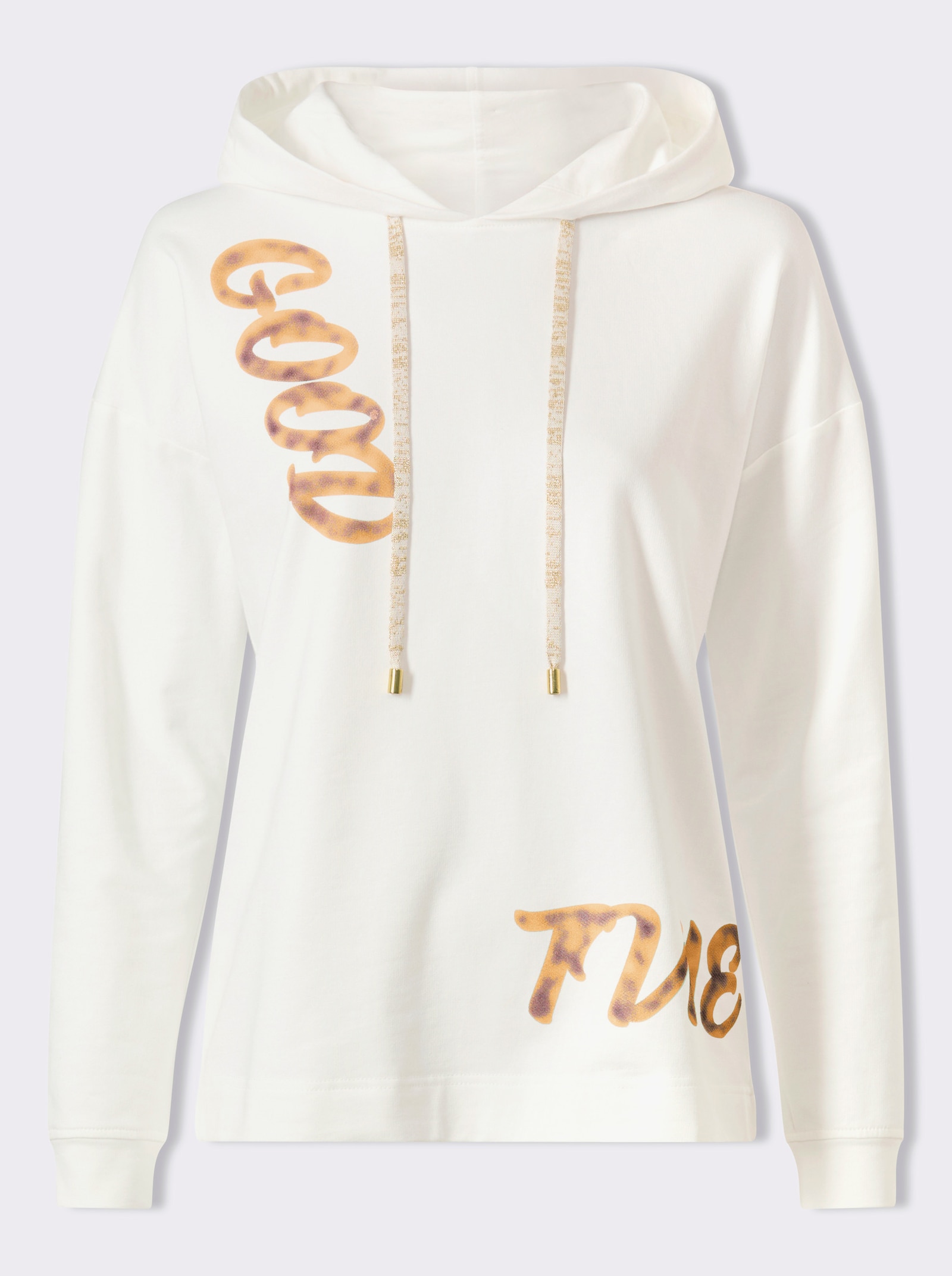 heine Sweatshirt mit Schriftzug - ecru