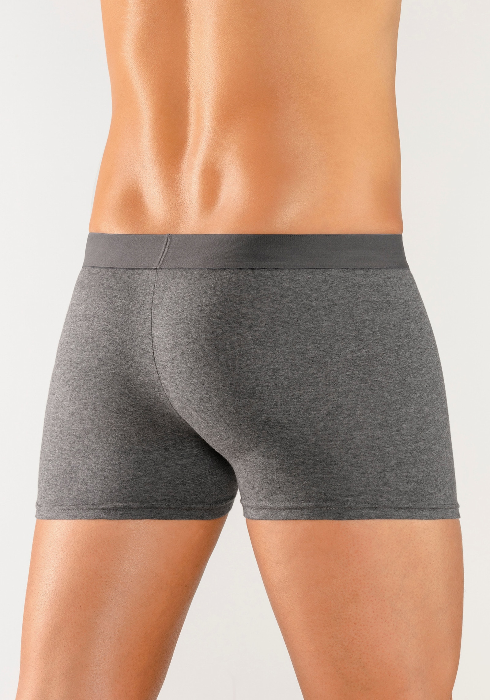 H.I.S Boxer - grau-meliert, schwarz, navy, rot, blau