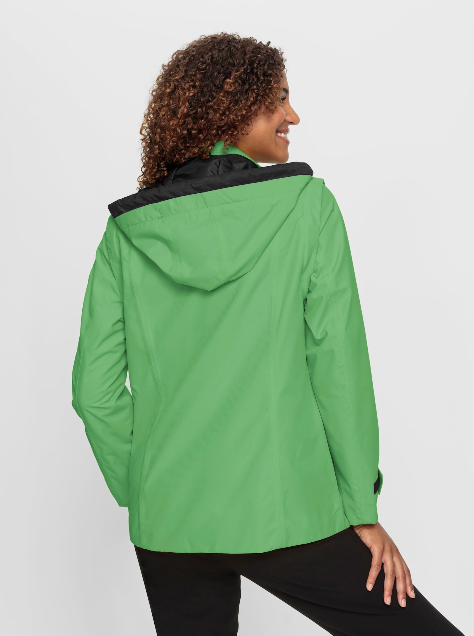 Funktionsjacke mit abnehmbaren Ärmeln - apfel