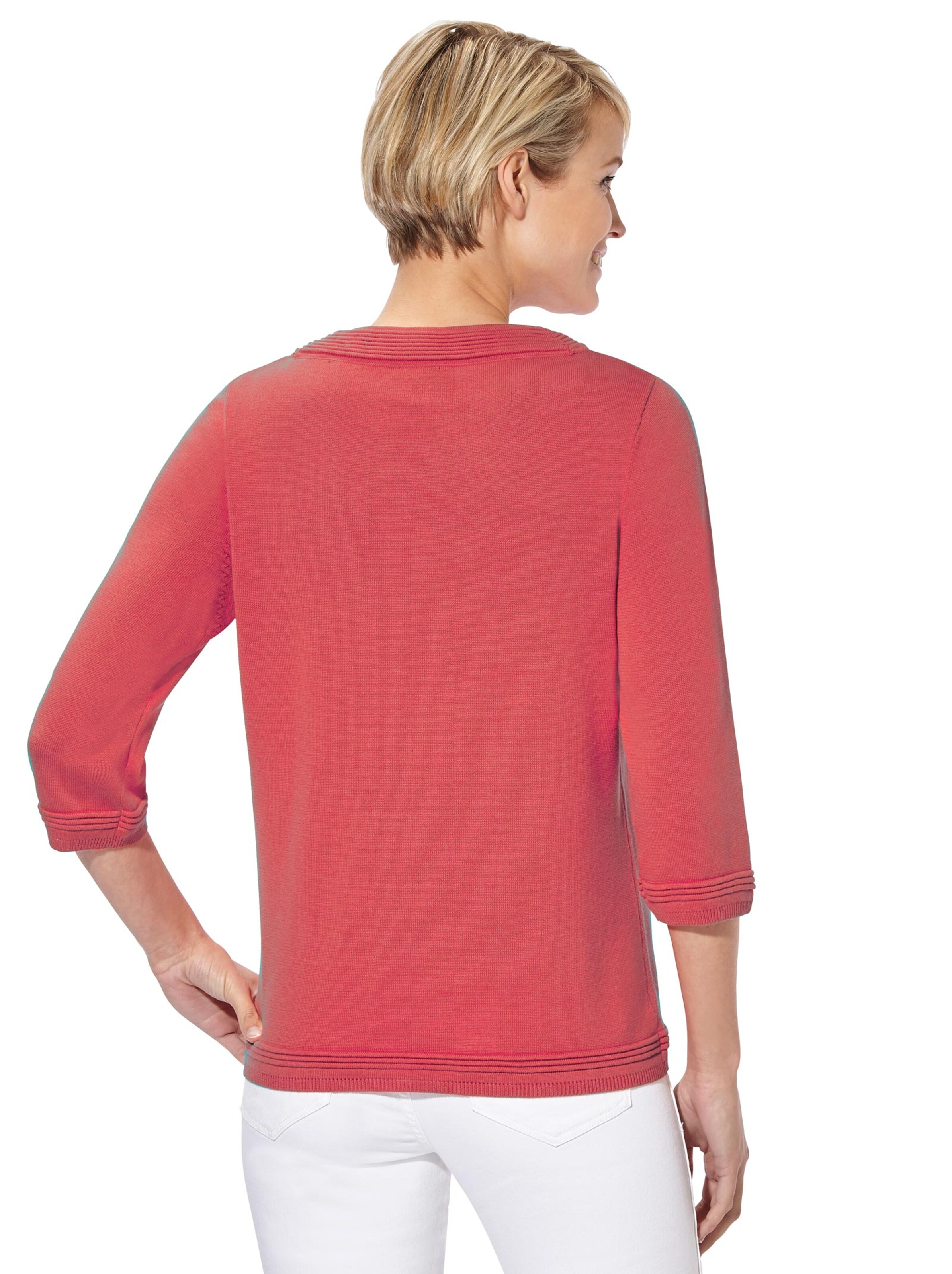 Pullover - erdbeerrot