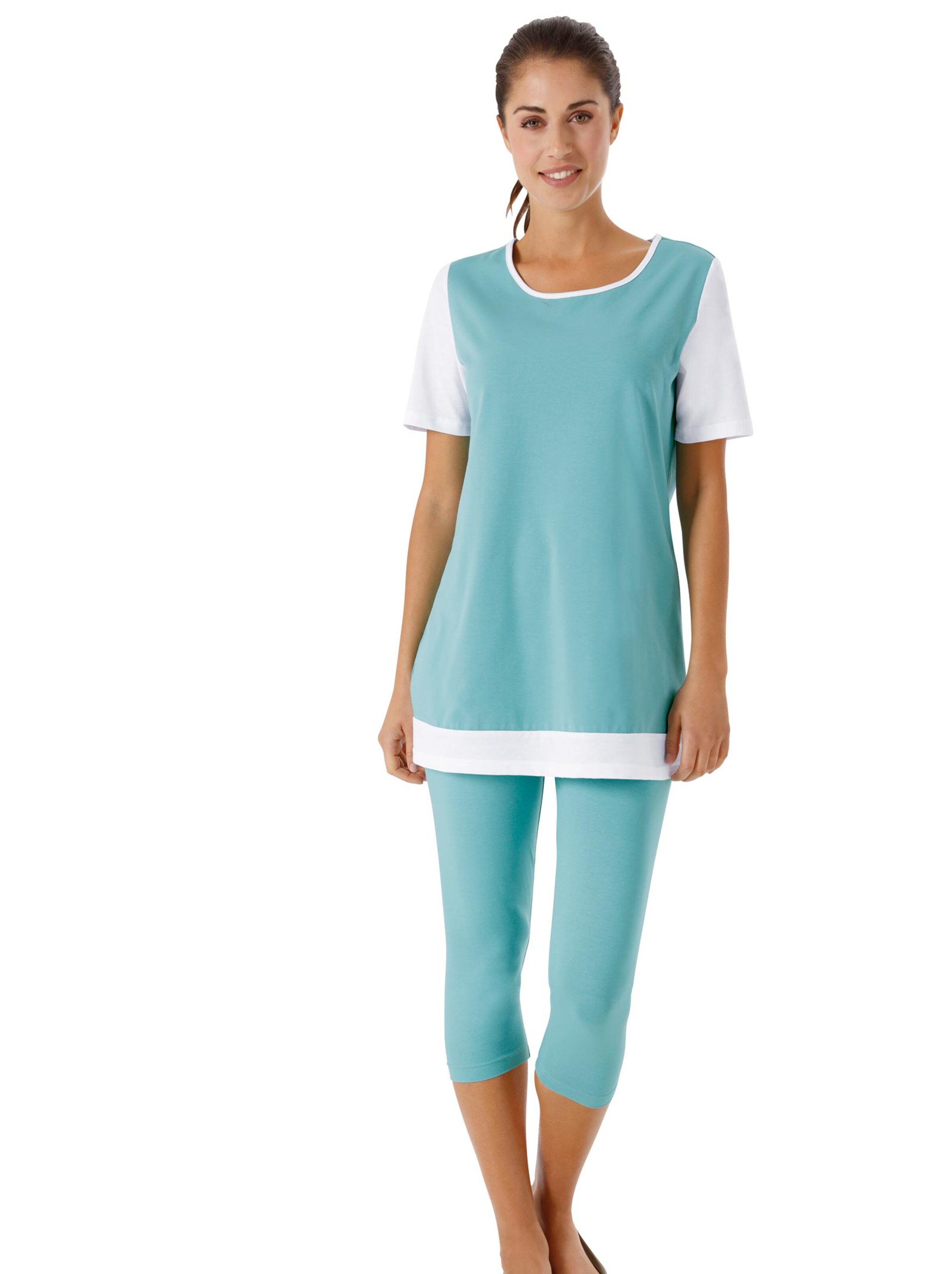 Capri-Leggings - türkis