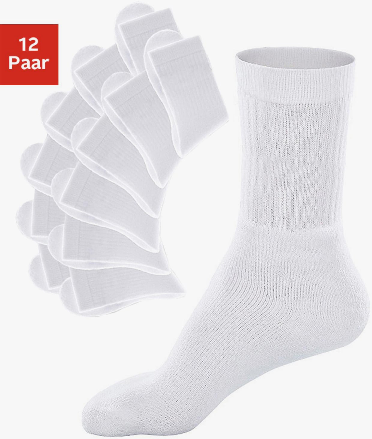 Go in Tennissocken - weiss