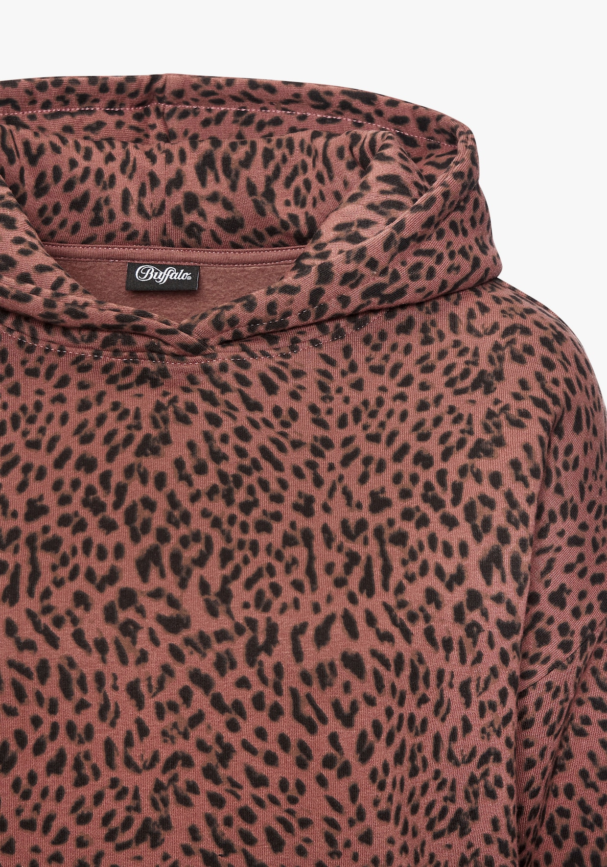 Buffalo Kapuzenpullover - braun leo