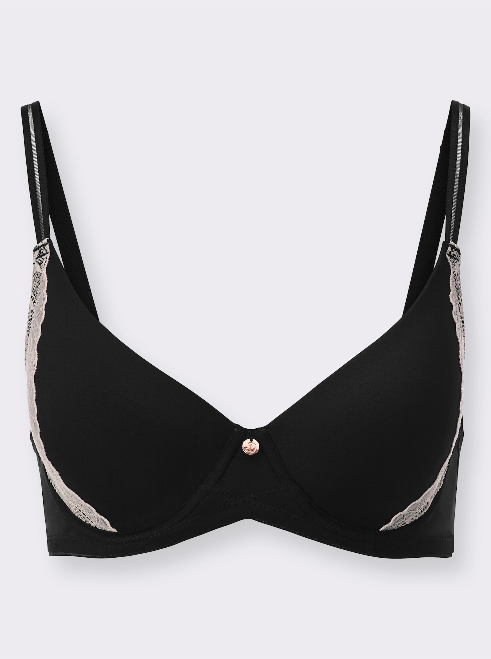 wäschepur Schalen-BH mit Bügel - schwarz