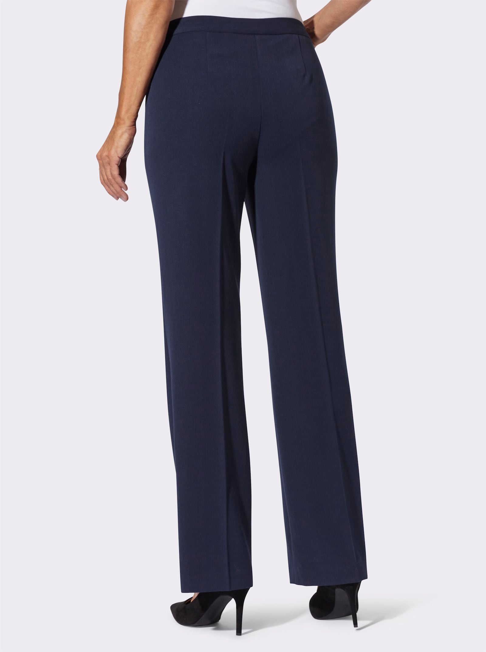 Hose mit weitem Bein - marine