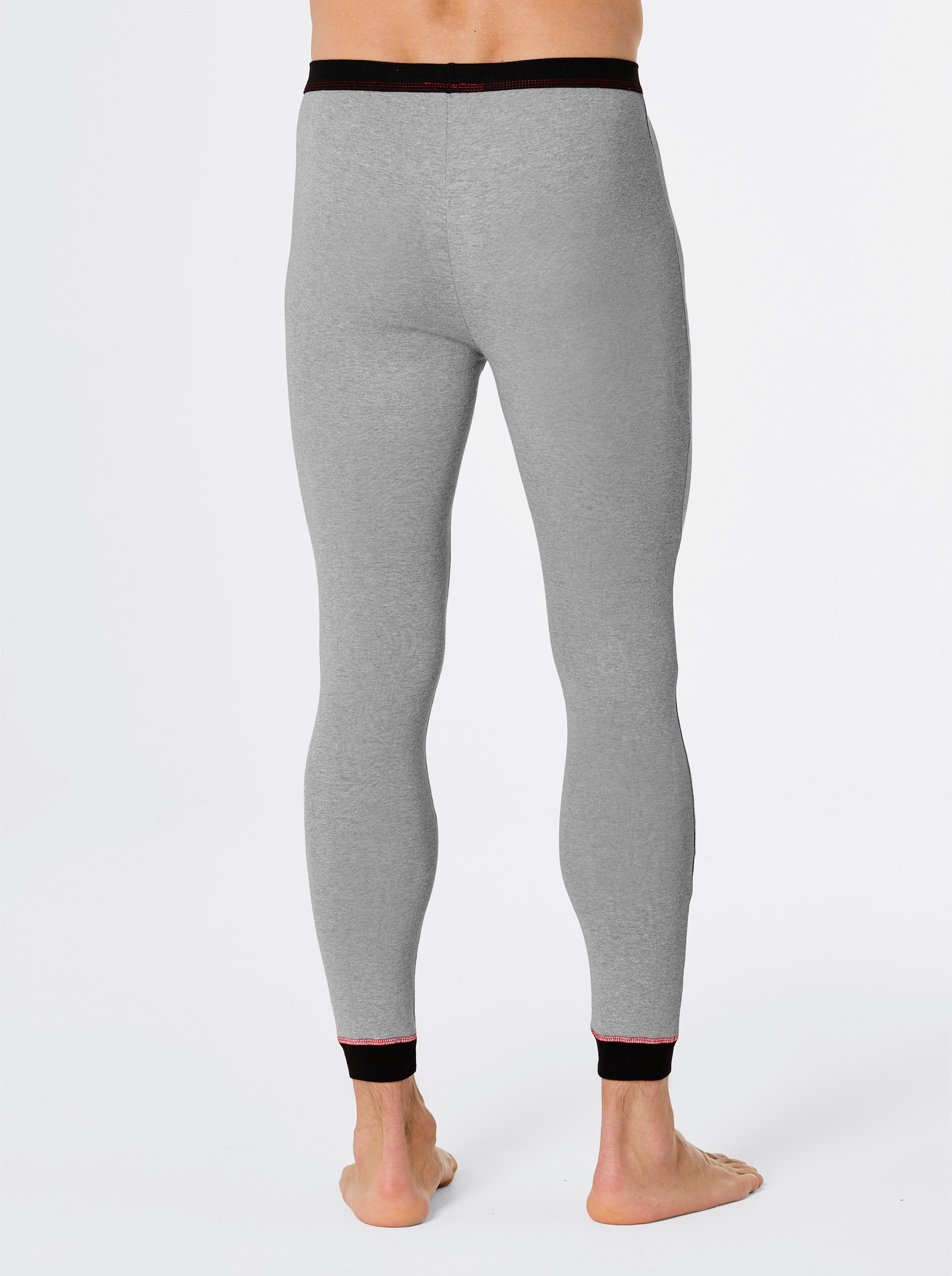 wäschepur men Herenlegging, lang - grijs gemêleerd