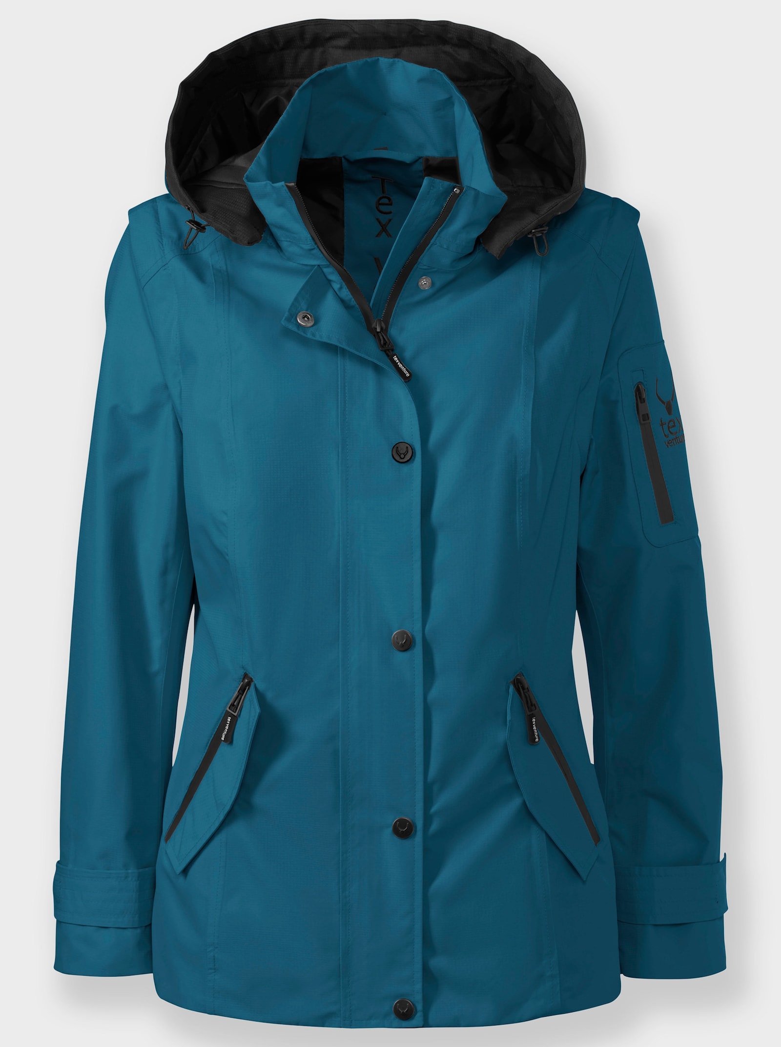 Funktionsjacke mit abnehmbaren Ärmeln - topas