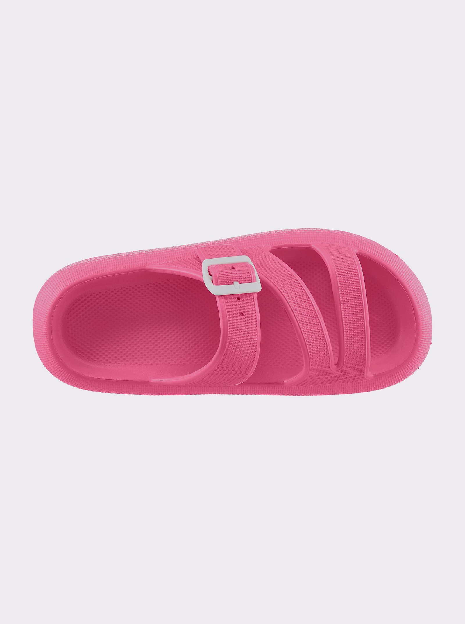 Siebi´s Badepantolette mit verstellbarer Dornschließe - pink