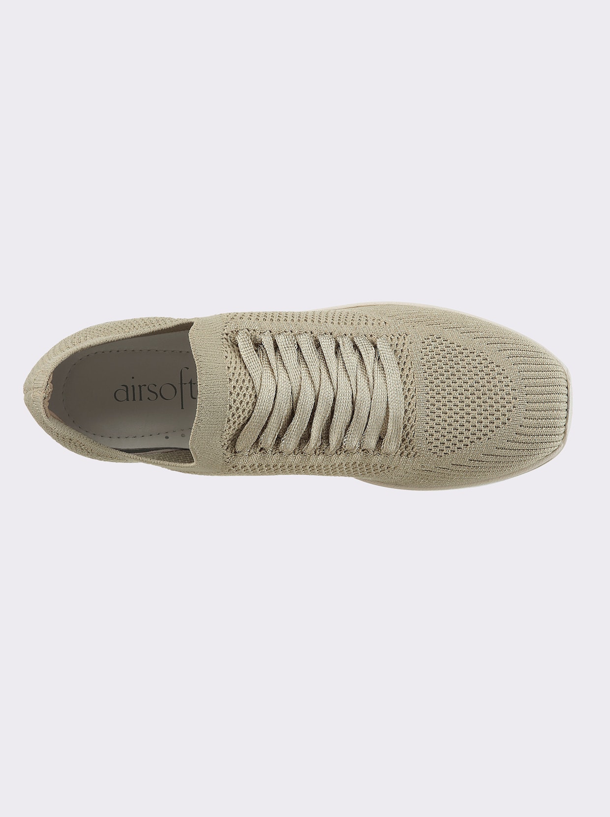 airsoft modern+ Keilsneaker - goldfarben