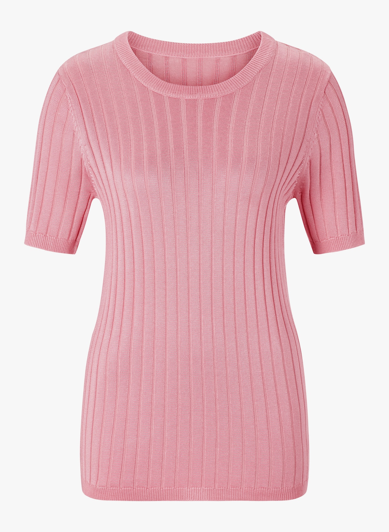 Pullover met korte mouwen - roze